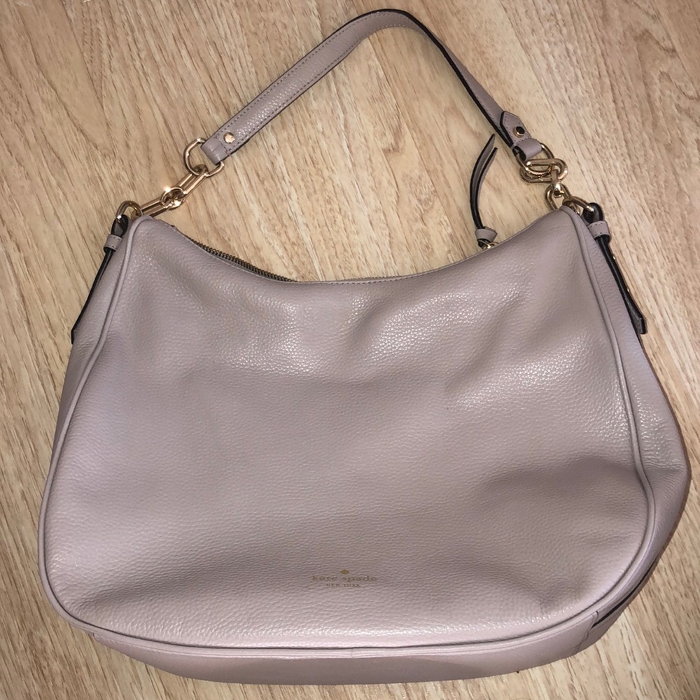 kate spade nude purse/bag